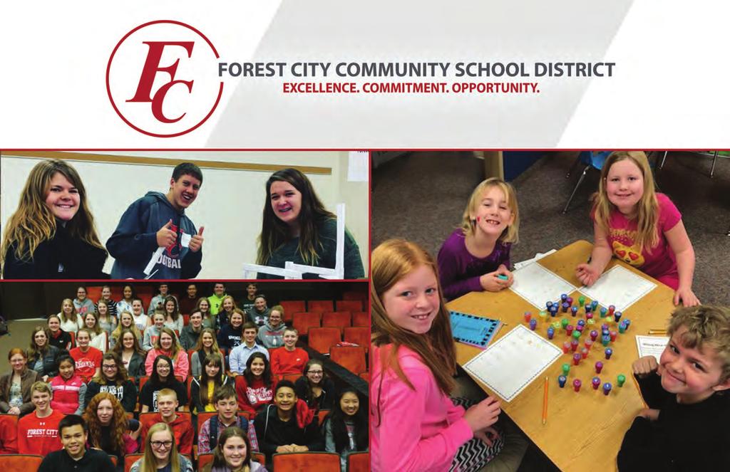 Education Forest City Community School District 145 South Clark Street 641-585-2323 www.forestcity.k12.ia.