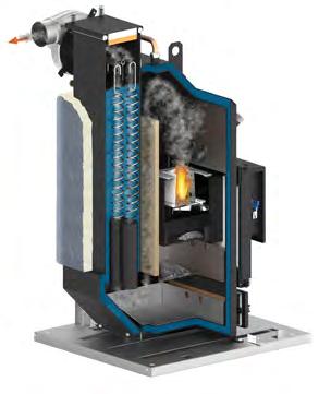 capacity) The exchanger has an automatic cleaning system using