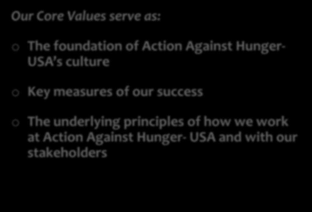 Why do we need Core Values?