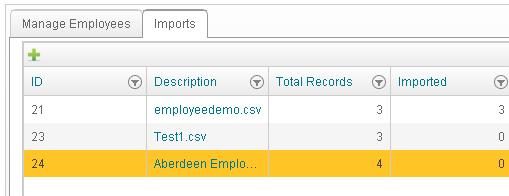 Under CSV Import Mapping match the columns from your sheet to the fields listed.