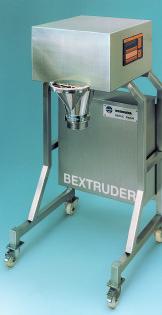 extruded with the BEX-TRUDER has a loose structure with large surface