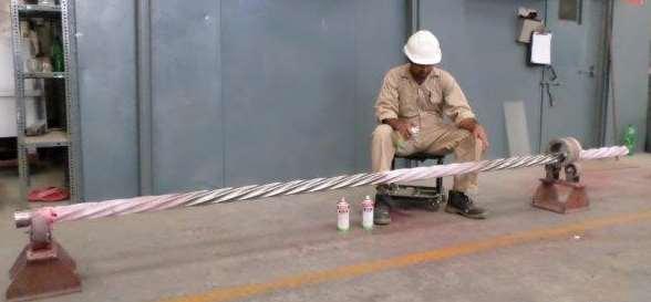 Penetrant test to check for coating