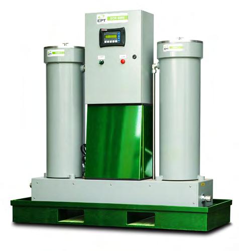 Phosphate Ester Fluid Maintenance Solution for EHC Systems ECR 8000, Electrostatic Cleaning System For Removing fine particulate and restoring fluid color This additional benefit of being able to