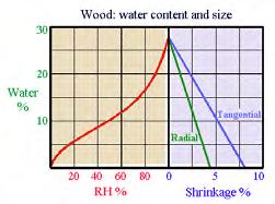moisture rises from below through untreated wood Poly under slab, dry concrete Building Science