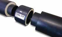 ecofit (PE) A heavy duty piping system with excellent impact strength in all climatic conditions. Good chemical and abrasion resistance up to ambient process temperatures.