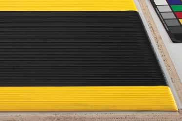 ANTI-FATIGUE Safety Soft Spun SPECIALTY MATTING Recommended for industrial work cells, shipping/packaging work stations, and assembly lines.
