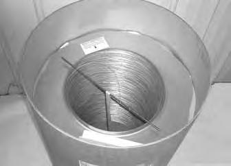 Steel Solid Wires Recyclable Robopak 300/600/700/950 Tangle-free feeding, no flip wire Compact drum to reduce floor-space requirements Diameter: 23-1/2" ROBOPAK protects wire from manufacturing