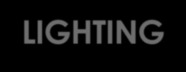 LIGHTING Lighting power usage Reduce