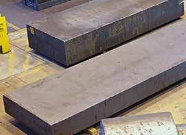 These permit production of desired square or flat dimensions through saw cutting as needed.