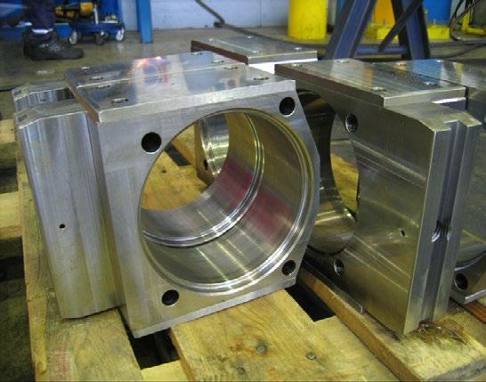 stresses. Low carbon equivalent makes weld repairs a safe and valid option. High temperature wear capabilities.