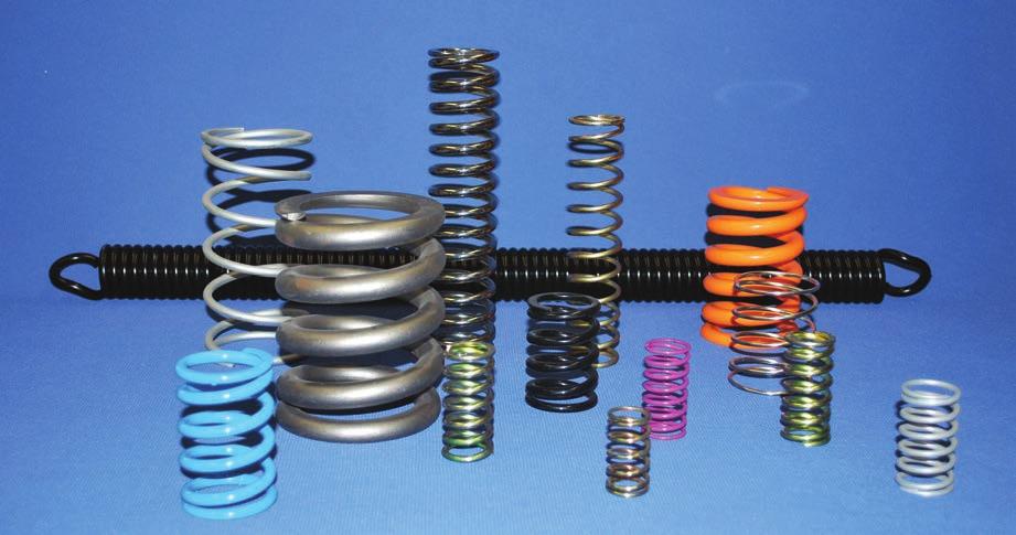 .. the widest range of materials & finishes Materials & Finishes Spring Materials Our springs are manufactured in a variety of metals out of coil, bar and strip.