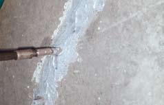 floor - Floor crack repair Epoxy floor - Swell, blister Concrete Pillar -
