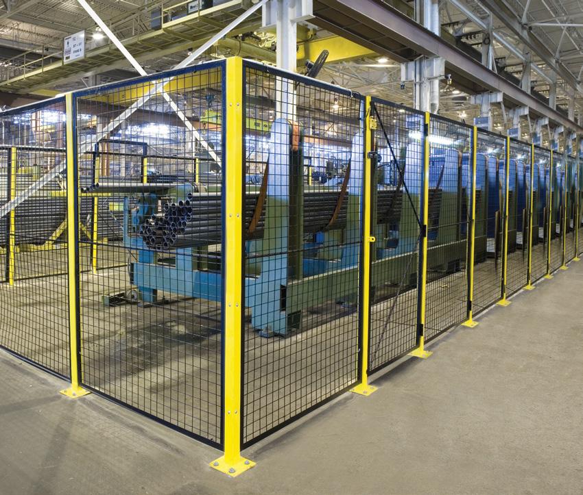 Machine Guard Industrial Partition Heavy-duty protection to keep your process running smoothly. Install a Cogan machine guard partition and put an end to preventable injuries.