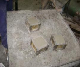 3 Casting The fresh concrete was then cast into standard cylindrical