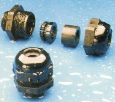 Nylon Compression Glands NG nylon glands are ideal alternatives to high cost brass glands. They are particularly suited to the glanding of single core non armoured power cables from 0.