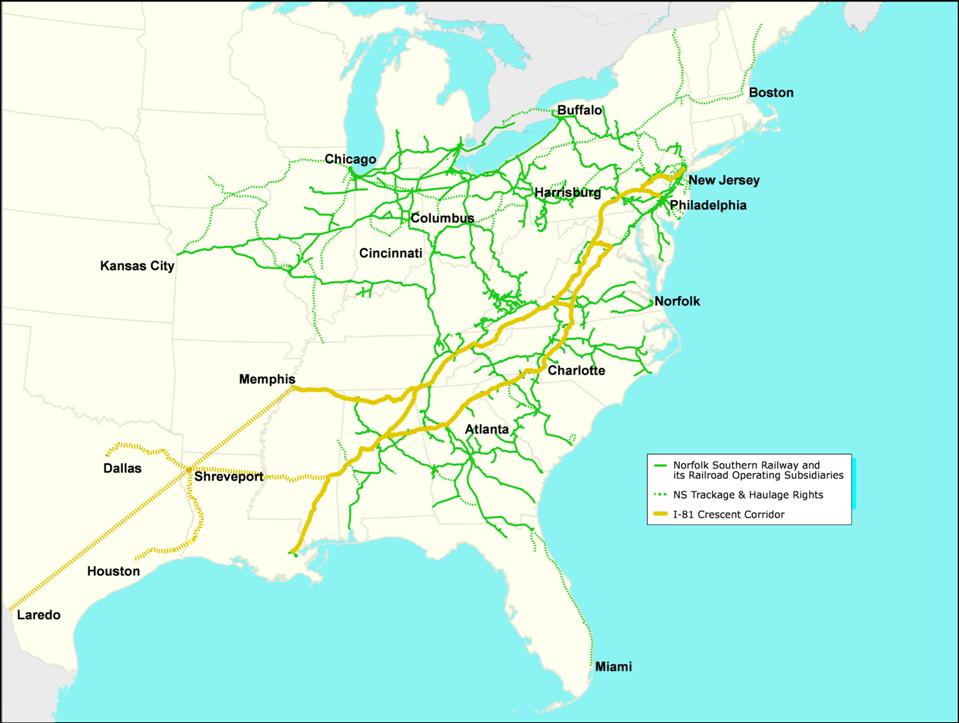 Growth Plan First Phase 2012 Projections Phase I 460,000 loads 12 trains 1,100 mile