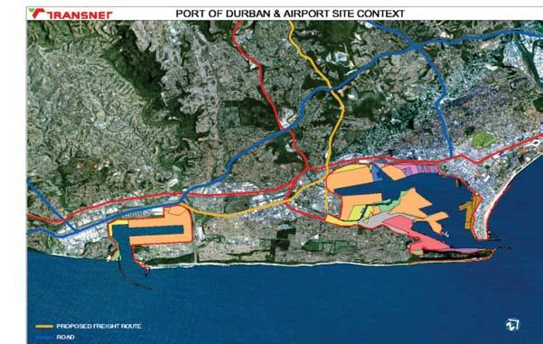 Phase 2: Airport Site Expansion (2020-37) Port The second phase of the 2050 vision entails the development of the old Durban airport site into a new dig-out port to complement the existing Port of