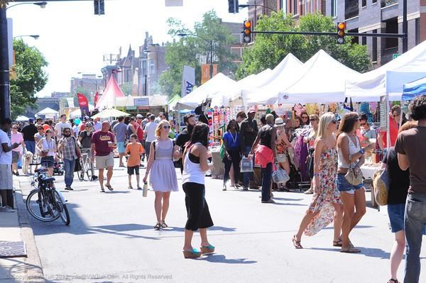 West Fest features neighborhood retailers and restaurants, local fine artists, crafters, and more. The event reflects the eclectic West Town community, and is known for cutting edge live music.