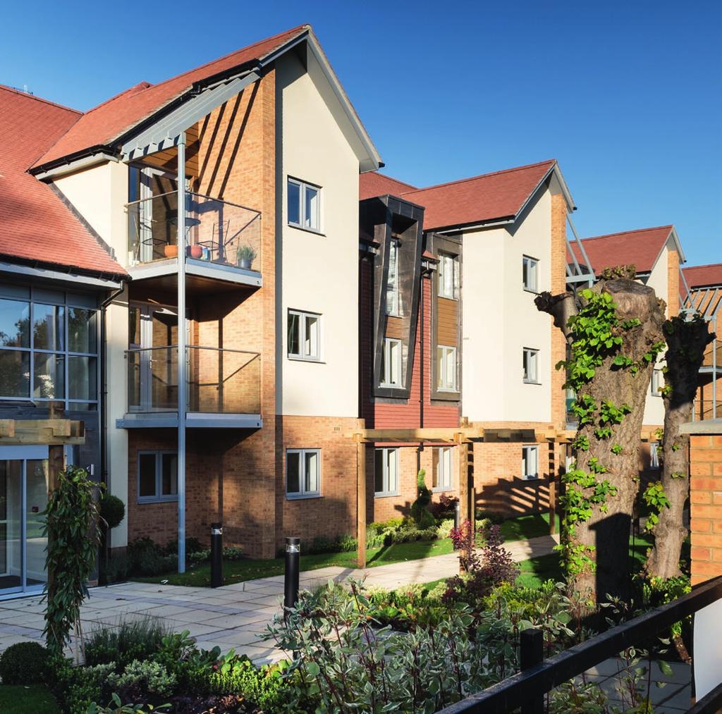 Retirement accommodation in Southsea, England Energy-efficient and customspecified heat interface units supplied for 97 apartments High levels of comfort for residents through affordable heat and hot