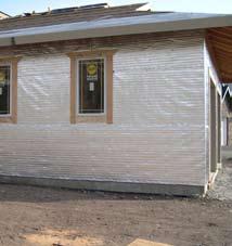 ESP LOW-E Housewrap is tough, lightweight and easy to apply and will not