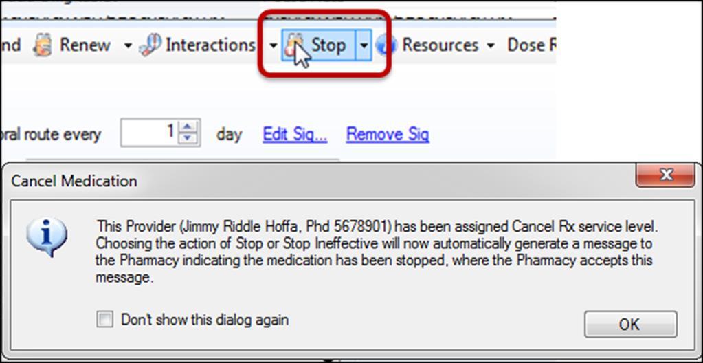 Medication Module In the Medication Module, users can now: Select customized denial reasons when