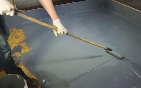 Enviroflex System Prime Enviroflex Primers are applied by brush or roller to seal the substrate prior to application of the Enviroflex Waterproofing System.