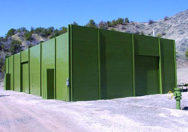 Designed to be erected in the field, our panel enclosures provide thermal and optimum noise control through sound absorption and sound transmission loss.