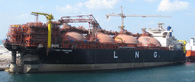 3. Energy & Gas in the Port of Livorno THE FLOATING TERMINAL The OLT Offshore LNG Toscana project provides for the conversion of an LNG carrier (Golar Frost) into a floating unit permanently anchored