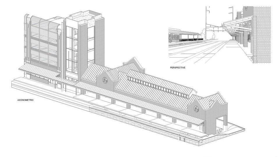 Current Design Work Ardmore Station Existing Station Construction of High Level Boarding Platforms, Tunnel ADA