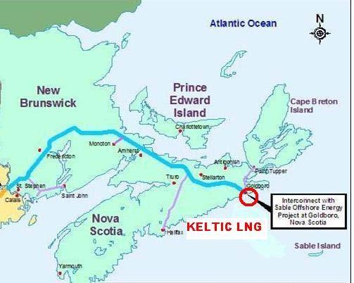 Keltic LNG Keltic Petrochemicals Goldboro, Nova Scotia, Canada Part of a proposed petrochemical project.