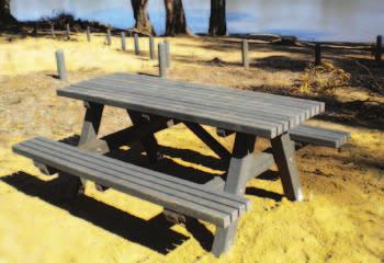 10 Slats 2400mm 85 SEAT 251 Mallee Bench Seat with Back 1800mm 58 SEAT 250 Mallee Bench Seat with Back 2400mm 73 SEAT 270 Mallee Bench Seat with Back and Arm Rests