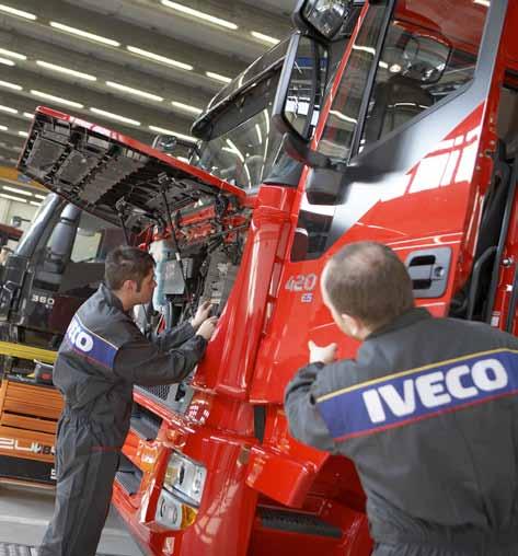 ASSISTANCE WHENEVER YOU NEED IT The Customer Centre co-ordinates all roadside assistance activities from first contact to roadside repair, or where necessary, recovery to a franchised Iveco Dealer.