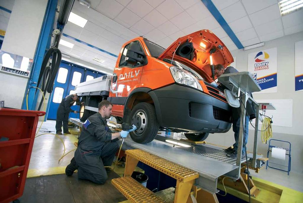 daily QUICK SERVICE: MAINTENANCE IN RECORD TIME Daily Quick Service is available to operators of the Iveco Daily product,