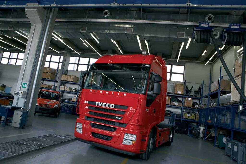 Committed to our Customers Choosing Iveco means putting your trust in the quality of the manufacturer and the coverage and professionalism of a first class service support network, to ensure that