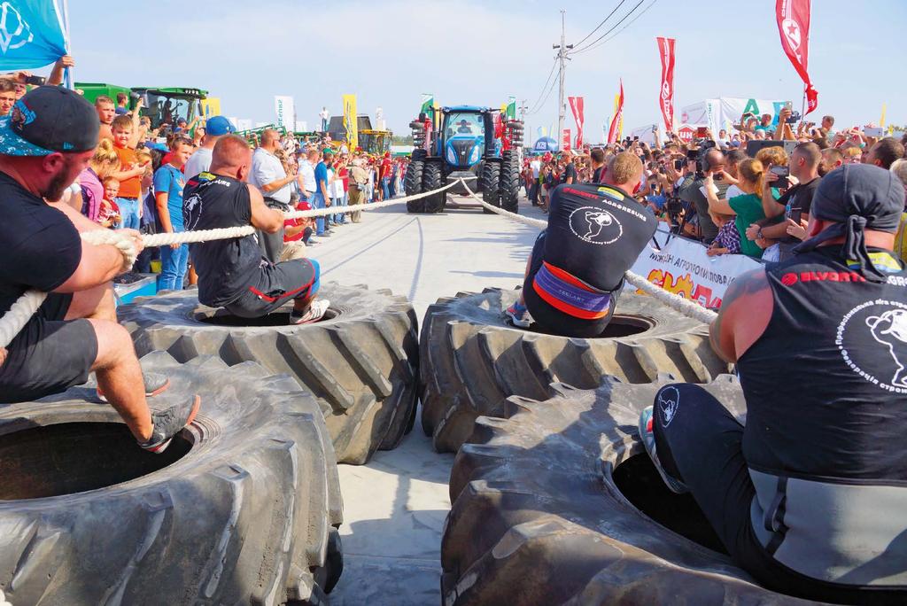 SPECIALIZED EXHIBITIONS AND EVENTS AT AGROEXPO 12 INTERNATIONAL STRONGMEN COMPETITIONS Strongman show, under the