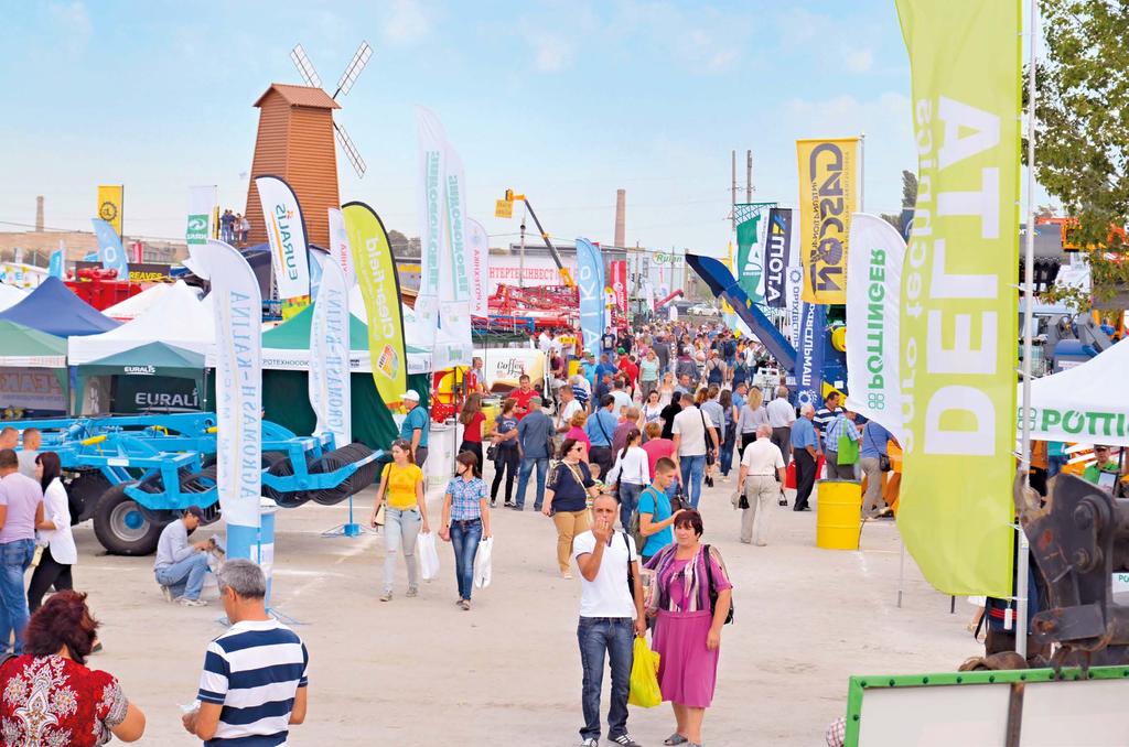 EXHIBITION RAPIDLY DEVELOPING Just for five years, the exhibition has become the largest Agro-Hub in Ukraine. The total exhibition area has increased almost four times to 125 000 sq.