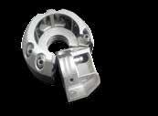 Optimized racing car oil pump pulley in Stainless Steel 17-4PH Partials, copings and bridges