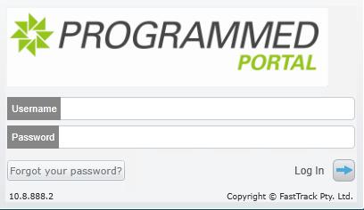 PORTAL VERSIONS & SYSTEM REQUIREMENTS Programmed Portal Programmed Portal Lite Help https://portal.programmed.com.au/fasttrack.client.