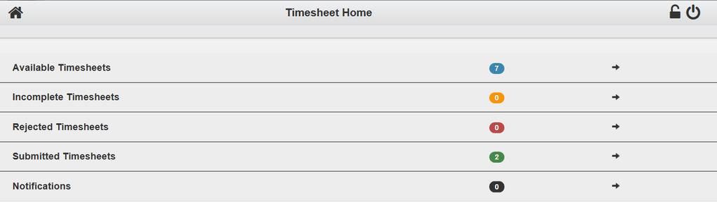 SUBMITTING A TIMESHEET VIA PROGRAMMED PORTAL LITE Click on Available Timesheets to view the timesheet(s)