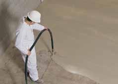 Underlayment SpecFlow GREENCONSCIOUS Premium self-leveling cement-based underlayment A cement-based, non-shrinking,