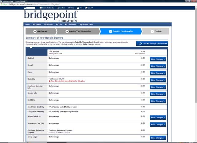 Ready to Enroll? Visit the Bridgepoint Enrollment Site Go to: bridgepoint.benefitsnow.