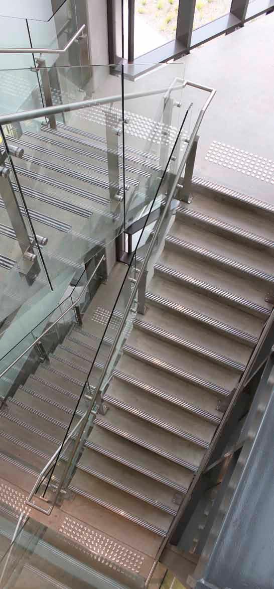 2.2 2.2 Stair Nosings Domain Series with carborundum inserts Contemporary appearance together with durability makes the Domain series the preferred choice of many of today s specifiers.