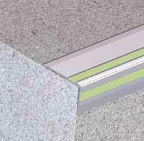 slip-resistant insert (insert colour) to all stairs in accordance with the manufacturer s recommendations and the