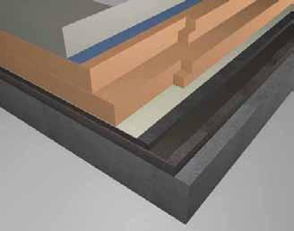 6.1.3 Design details: Warm deck car park roof Advantages 3 Ultra strong Polyfoam Roofboard Super Insulation has the compressive strength to support the loads associated with a car park roof Fl05