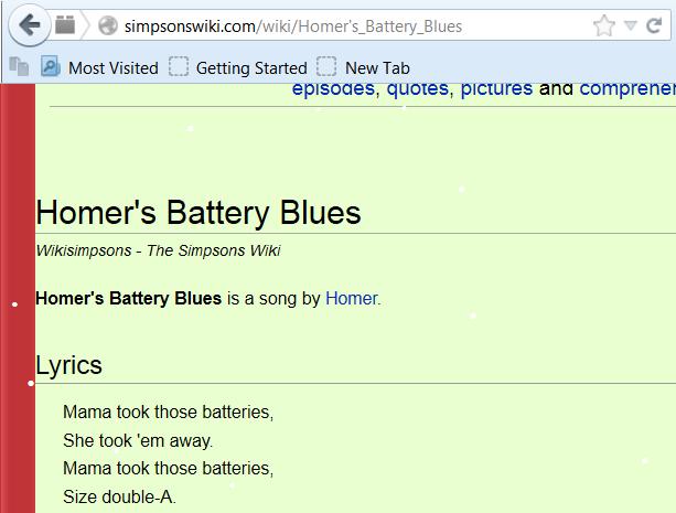 Battery Blues? Batteries from Remote Youtube link: http://www.youtube.com/wat ch?