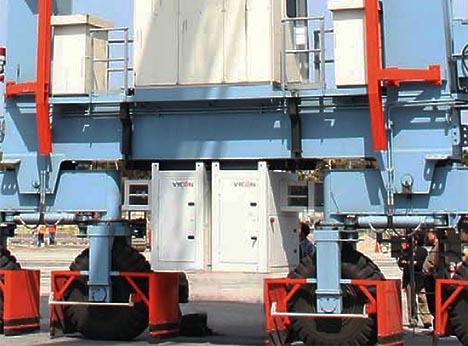 Flywheel System Installed on RTG Cranes Source: Vycon Energy Experiences with flywheels installed in RTGs have been conducted in recent years at ports of the