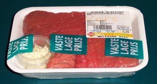 History of meat packaging in NL 60 s Supermarkets