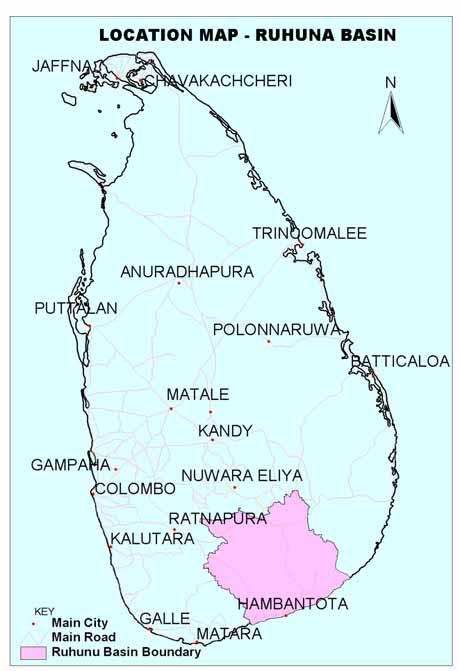Ma-Oya Basin Begins from Central Hills Major Part is in North Western Province and Flows to sea at North of Negombo Heavily used for Domestic and Industrial Purpose.