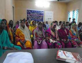 programme  issues at Rustampur Village