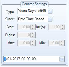 Add Counter Tokens Counter Use Font Settings to change font, size, and color.